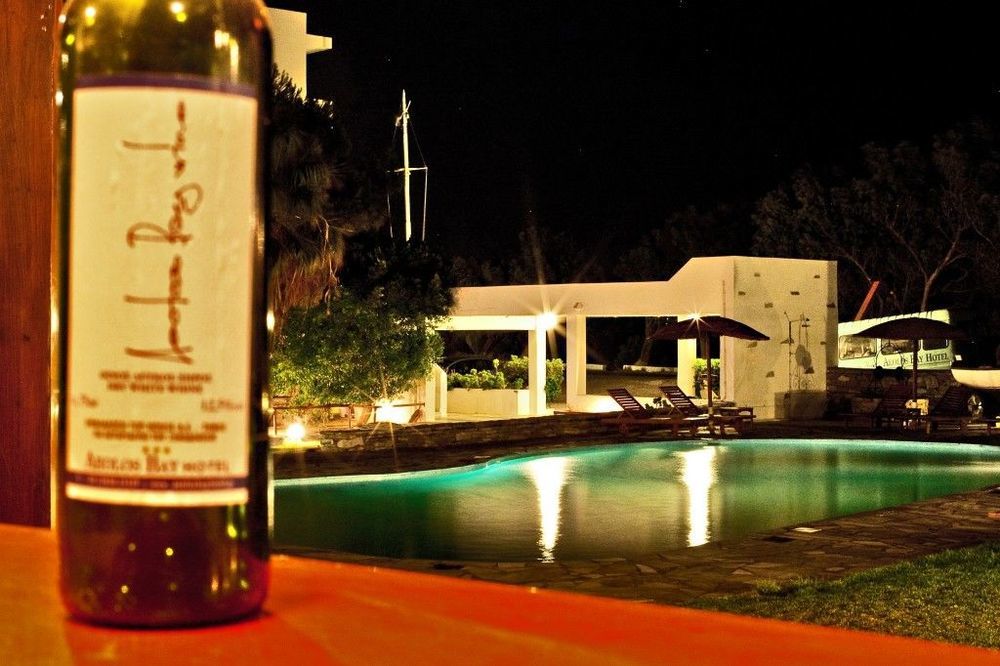 Aeolos Bay Hotel Tínos Restaurant foto